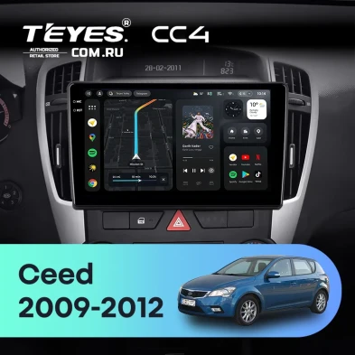 Штатная магнитола Teyes CC4 6/64 Kia Ceed (2009-2012)