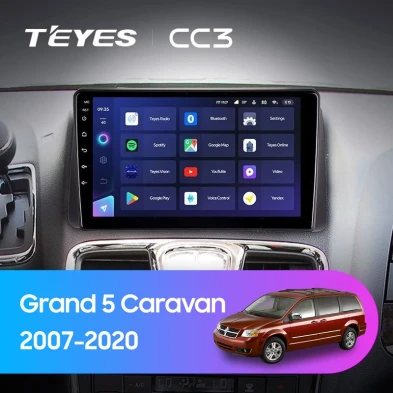 Штатная магнитола Teyes CC3 4/32 Dodge Grand 5 Caravan (2007-2020)