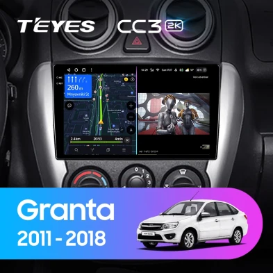 Штатная магнитола Teyes CC3 2K 4/64 Lada Granta Sport (2011-2018) F2