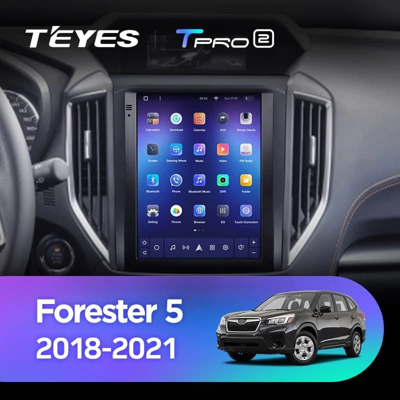 Штатная магнитола Tesla style Teyes TPRO 2 3/32 Subaru Forester 5 SK S14 (2018-2021)