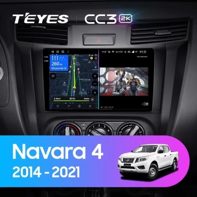 Штатная магнитола Teyes CC3 2K 360 6/128 Nissan Navara D23 IV (2014-2021) Тип-B