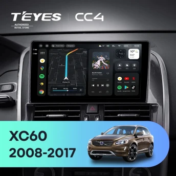 Штатная магнитола Teyes CC4 6/64 Volvo XC60 I 1 (2013-2017) Тип-B