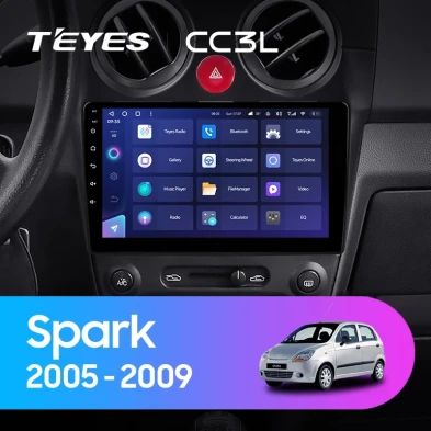 Штатная магнитола Teyes CC3L 4/64 Chevrolet Spark M200 (2005-2009)