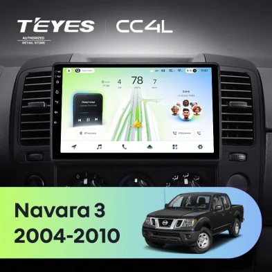 Штатная магнитола Teyes CC4L 6/64 Nissan Navara D40 (2004-2010) F1