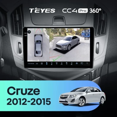 Штатная магнитола Teyes CC4 Pro 360 12/256 Chevrolet Cruze J300 J308 (2012-2015) F1
