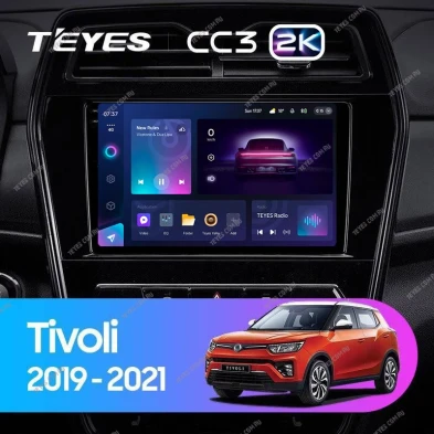 Штатная магнитола Teyes CC3 2K 6/128 SsangYong Tivoli (2019-2023)