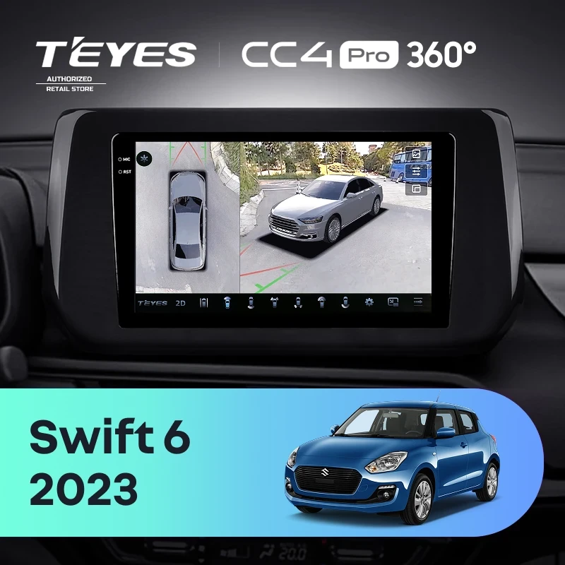 Штатная магнитола Teyes CC4 Pro 360 8/128 Suzuki Swift 6 (2023-2026)
