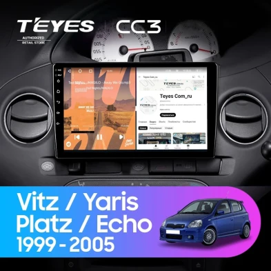 Штатная магнитола Teyes CC3 4/32 Toyota Yaris (1999-2005) F2