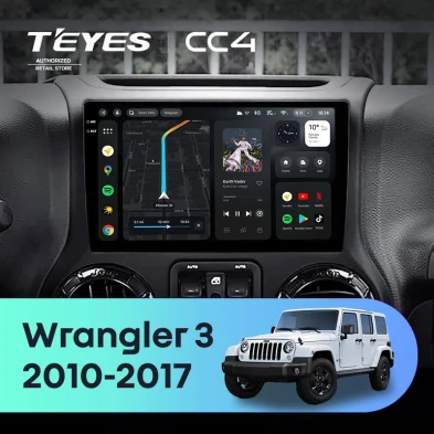 Штатная магнитола Teyes CC4 8/128 Jeep Wrangler 3 JK (2010-2017) L15