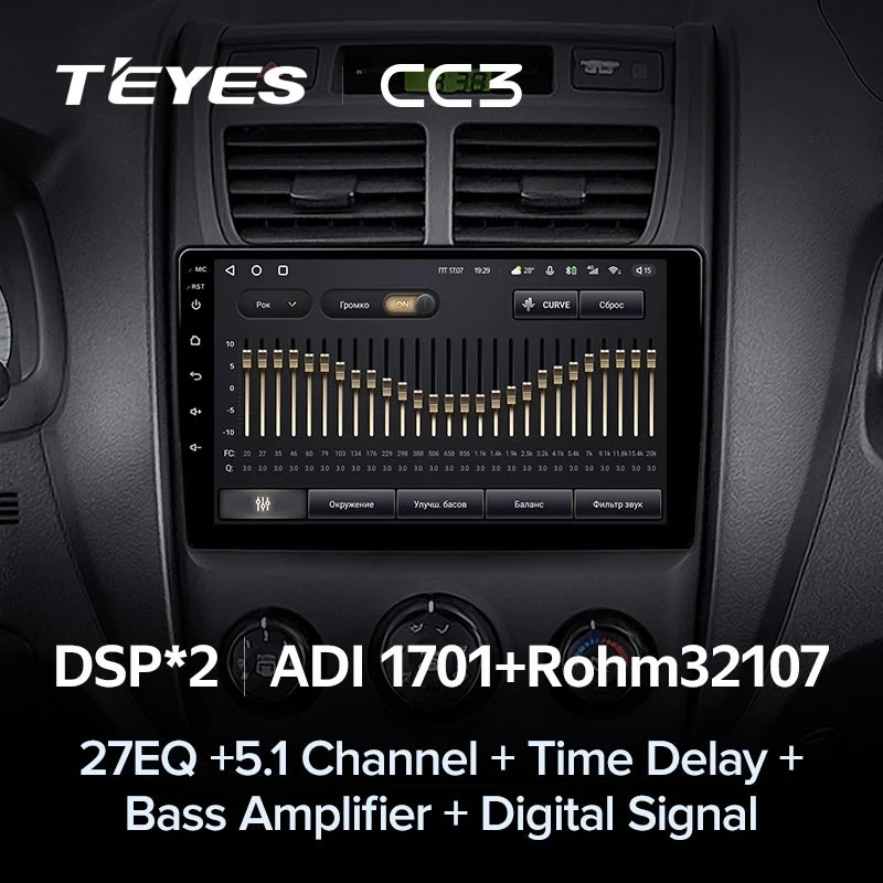 Штатная магнитола Teyes CC3 4/32 Kia Sportage 2 (2007-2009)
