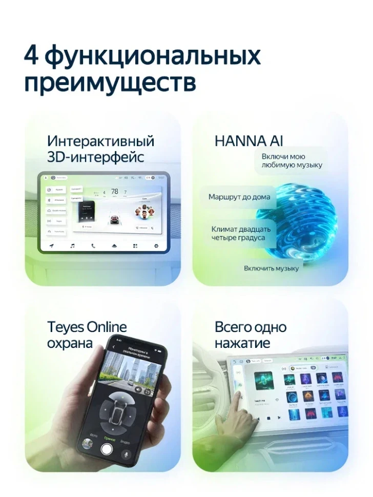 Штатная магнитола Teyes CC4L 4/64 Toyota Ipsum 2 ACM20 (2001-2009)