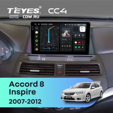 Штатная магнитола Teyes CC4 6/64 Honda Accord 8 (USA) (2007-2012)