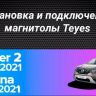 Штатная магнитола Teyes CC3 2K 6/128 Renault Duster HM 2 (2020-2021) F2 (13" с кнопками)