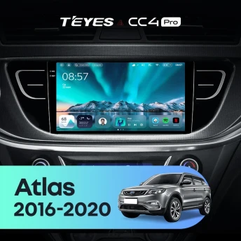 Штатная магнитола Teyes CC4 Pro 8/128 Geely Atlas NL-3 (2016-2020)