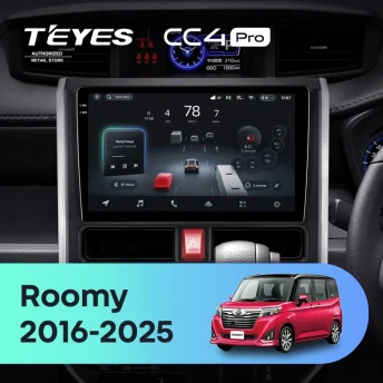 Штатная магнитола Teyes CC4 Pro 12/256 Toyota Roomy (2016-2026) Правый руль