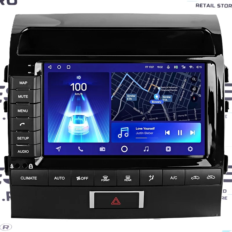 Переходная рамка Toyota Land Cruiser 200 (2007-2015) F2 Тип-B (9")