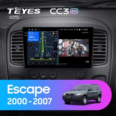 Штатная магнитола Teyes CC3 2K 4/64 Ford Escape (2000-2007)