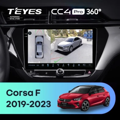 Штатная магнитола Teyes CC4 Pro 360 12/256 Opel Corsa F (2019-2023)