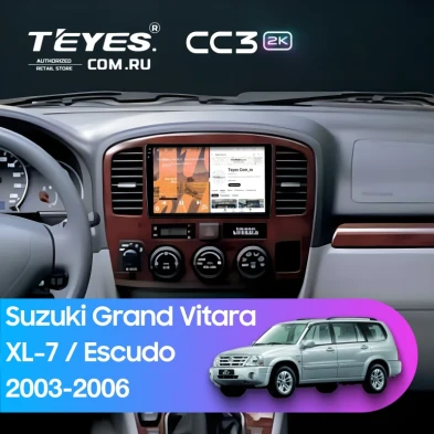 Штатная магнитола Teyes CC3 2K 6/128 Suzuki Escudo (2003-2006)