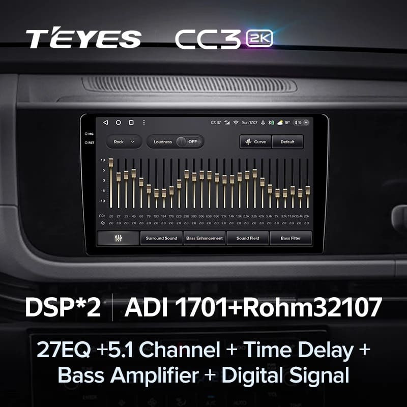 Штатная магнитола Teyes CC3 2K 4/32 Hyundai Creta 2 IX25 (2024-2026)