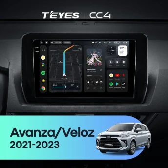 Штатная магнитола Teyes CC4 6/64 Toyota Avanza Veloz (2021-2023)