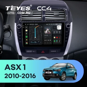 Штатная магнитола Teyes CC4 6/64 Mitsubishi ASX 1 (2010-2016) Тип-A (9")