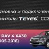 Штатная магнитола Teyes CC3 2K 6/128 Toyota RAV4 3 XA30 (2005-2016) F1 (13" с кнопками)