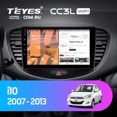 Штатная магнитола Teyes CC3L WiFi 2/32 Hyundai i10 (2007-2013)