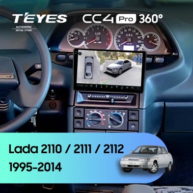 Штатная магнитола Teyes CC4 Pro 360 8/128 Lada 2110 (1995-2014)