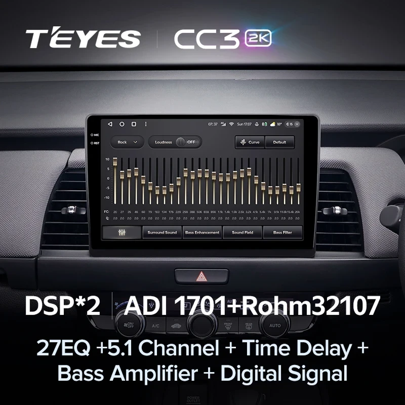 Штатная магнитола Teyes CC3 2K 360 6/128 Honda Fit 4 (2020-2024) Тип-A Правый руль