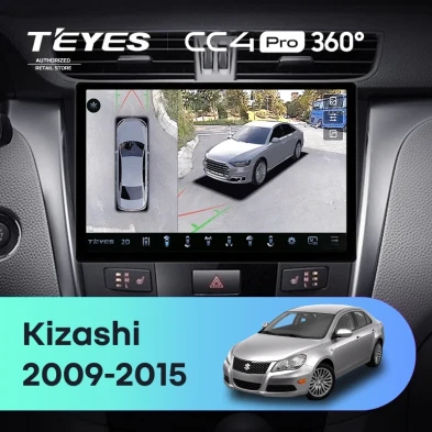 Штатная магнитола Teyes CC4 Pro 360 12/256 Suzuki Kizashi (2009-2015) (11")