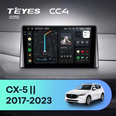 Штатная магнитола Teyes CC4 8/128 Mazda CX-5 2 KF (2017-2023) F2