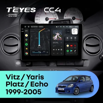Штатная магнитола Teyes CC4 6/64 Toyota Platz (1999-2005) F2