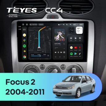 Штатная магнитола Teyes CC4 6/64 Ford Focus 2 Mk 2 (2004-2011) F1
