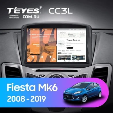 Штатная магнитола Teyes CC3L 4/32 Ford Fiesta Mk 6 (2008-2019) F2 Тип-B