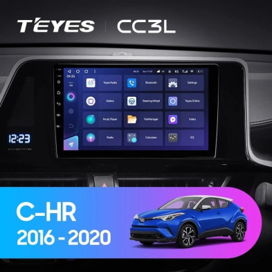 Штатная магнитола Teyes CC3L 4/64 Toyota C-HR (2016-2020) F2 Правый руль