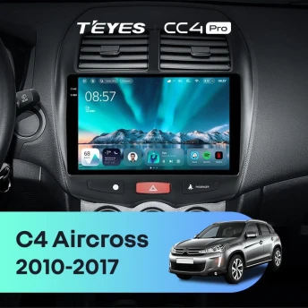 Штатная магнитола Teyes CC4 Pro 8/128 Citroen C4 Aircross (2010-2017) Тип-B