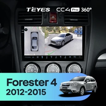 Штатная магнитола Teyes CC4 Pro 360 12/256 Subaru Forester 4 SJ (2012-2015) Тип-B