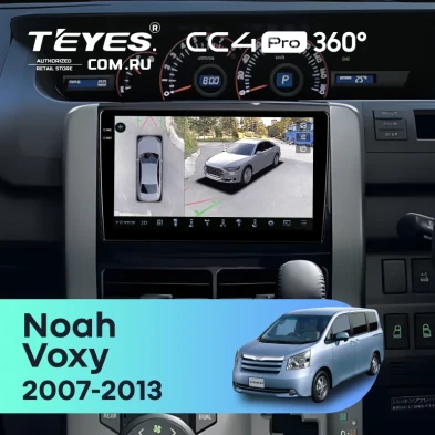 Штатная магнитола Teyes CC4 Pro 360 8/128 Toyota Noah 2 R70 (2007-2013)