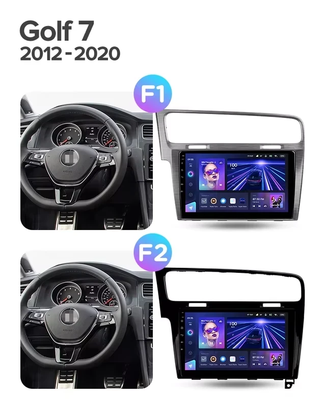Штатная магнитола Teyes CC3L WiFi 2/32 Volkswagen Golf 7 MK7 (2012-2020) F1
