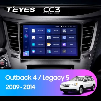 Штатная магнитола Teyes CC3 4/32 Subaru Outback 4 (2009-2014)