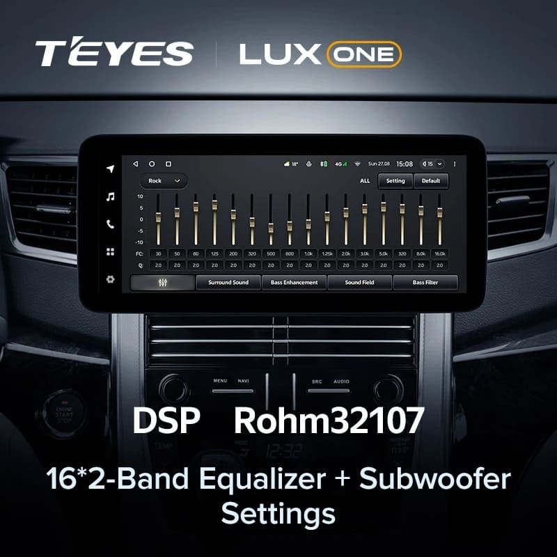 Штатная магнитола Teyes LUX ONE 4/64 Toyota Alphard 2 H20 (2008-2014) Тип-A