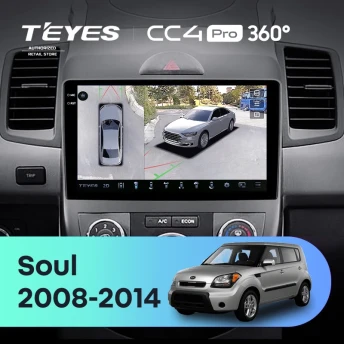 Штатная магнитола Teyes CC4 Pro 360 12/256 Kia Soul 1 (2008-2014)
