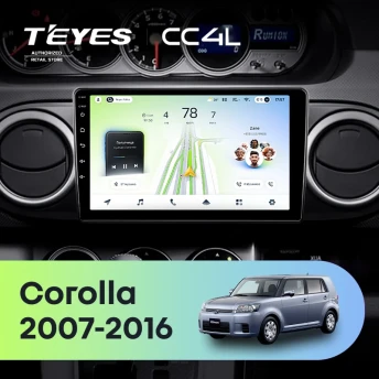 Штатная магнитола Teyes CC4L 6/64 Toyota Corolla Rumion E150 (2007-2016)