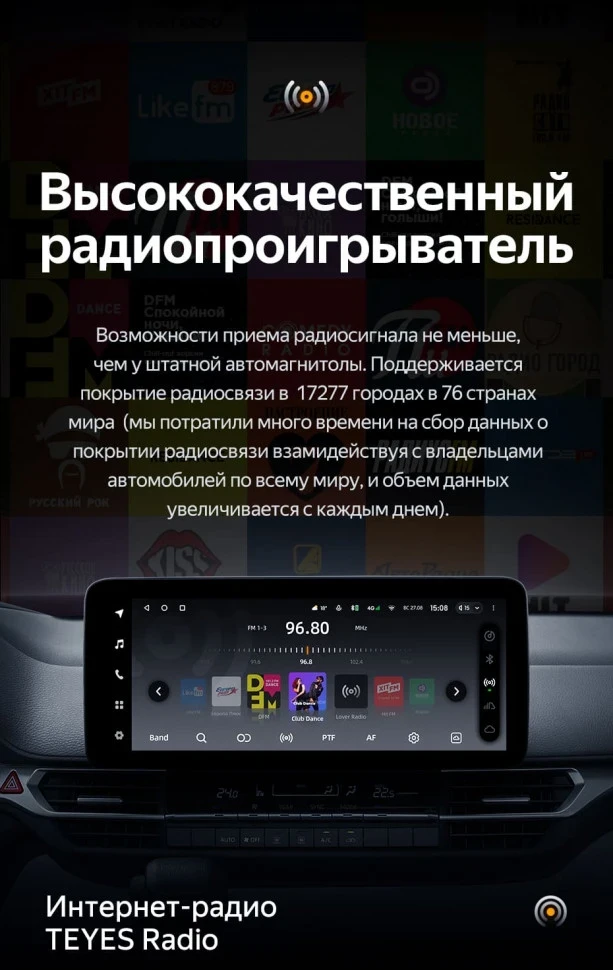 Штатная магнитола Teyes LUX ONE 6/128 Toyota Sienna 4 XL40 (2020-2023)