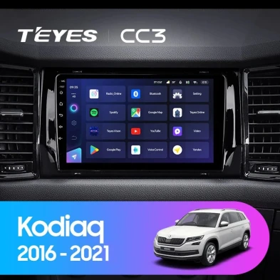 Штатная магнитола Teyes CC3 4/32 Skoda Kodiaq (2016-2021) Тип-B