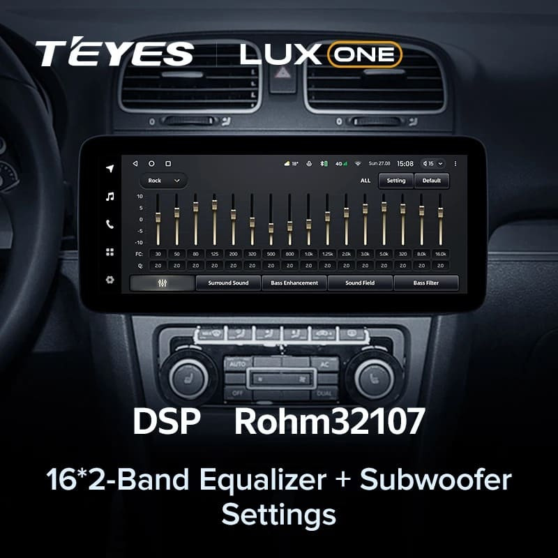 Штатная магнитола Teyes LUX ONE 4/64 Skoda Fabia 2 (2007-2014)