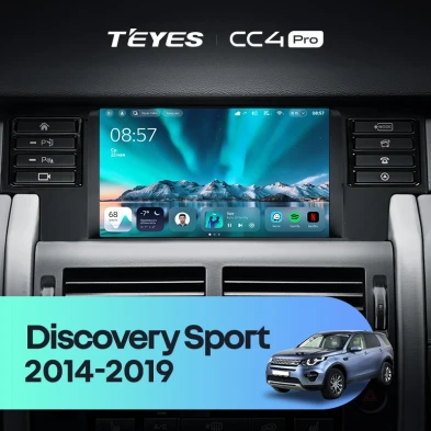 Штатная магнитола Teyes CC4 Pro 12/256 Land Rover Discovery Sport (2014-2019)