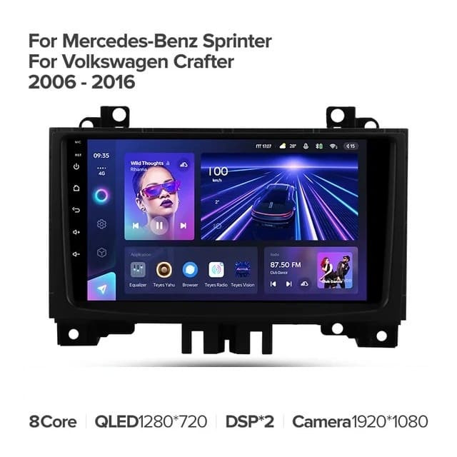 Штатная магнитола Teyes CC3L 4/64 Mercedes-Benz Sprinter (2006-2016) F2