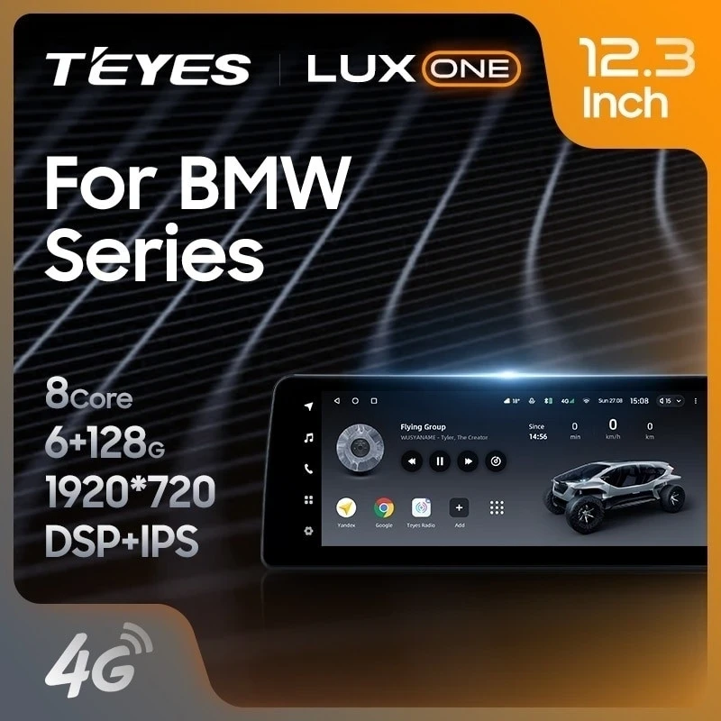 Штатная магнитола Teyes LUX ONE 6/128 BMW X3 F25 (NBT) (2014-2017)